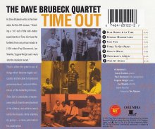 Columbia Legacy 5 CD Box release, 'For All Time'.  'Time Out' - back cover.   